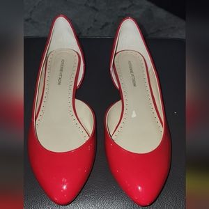 New Women's patent leather red dress shoes, size 9.5